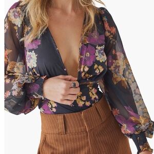 NWT Free people wanderlust bodysuit, xs